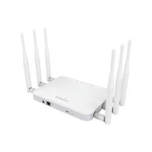 Punto de Acceso y Repetidor para Interior ac (3x3) de Largo alcance, 800mW de potencia, Doble Banda Simultanea 1300 Mbps en 5 GHz y 450 Mbps en 2.4 GHz, 6 Antenas desmontables de 5 dBi, Soporta PoE 802.3at