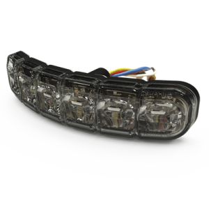 Luz perimetral , 12 LEDs Ultra Brillantes, Dual Color Rojo / Claro