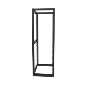 Rack Estándar 19" de 4 Postes, Acero, 37 Unidades, Profundidad Ajustable.