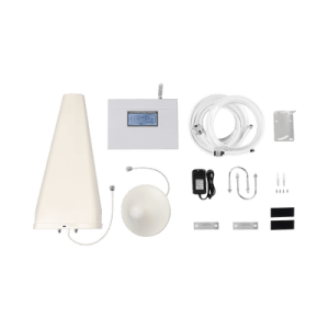 Kit Amplificador de Señal Celular 4G, 3G, 2G y VOZ. Soporta Múltiples Operadores, Dispositivos y Tecnologías Simultáneamente. Tribanda. Mejora la señal en interiores de Hasta 500 metros cuadrados.