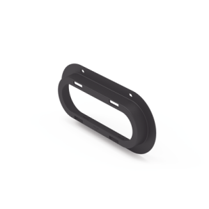 Brida de policarbonato, Color Negro, Accesorio para plafón Serie ED3060