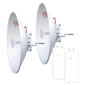 Antena Direccional / 3 ft / 5.9-7.2 GHz / Ganancia 32 dBi / SLANT de 45 ° y 90° / Incluye Jumpers con conector N-Macho a RSMA / montaje incluido.