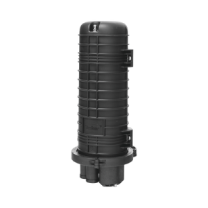 Caja de Distribución de Fibra Óptica Vertical tipo Domo, hasta 96 empalmes, Exterior, IP68