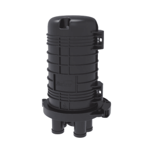 Caja de Distribución de Fibra Óptica Vertical tipo Domo, hasta 48 empalmes, Exterior, IP68