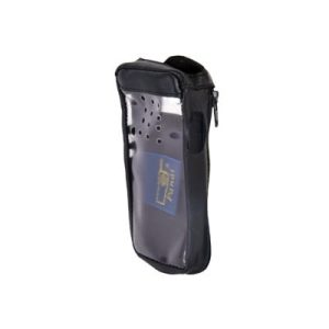 Funda reforzada de piel, cierre lateral y visor frontal plástico. Aéreos IC-A14/21, IC-A14S/01 e IC-A14/25.