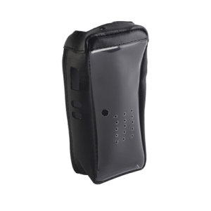 Funda de piel reforzada con visor frontal transparente, para radios NX-200, NX-300.