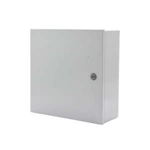 Gabinete de Acero, Uso Interior (Nema 1) de 40 x 40 x 15 cm con Placa Interna, Tipo Telefónico.