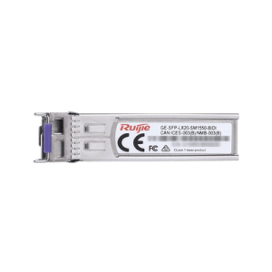 Módulo transceptor GE-SFP-LX20-SM1550-BIDI 1000BASE-LX SFP 1550nm-TX/1310nm-RX 20-km DDM Simplex LC SMF