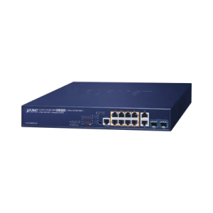 Switch Administrable Capa 3, 8 Puertos 10/100/1000 Mbps c/PoE 802.3bt, 2 Puertos Gigabit Uplink, 2 Puertos SFP+ 10 G