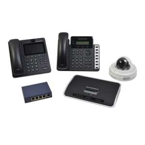 Maletin con equipos demo de video y VoIP GrandStream