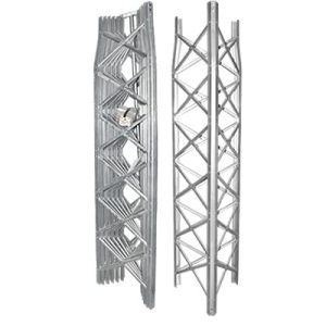 Torre Autosoportada de 12.2 m, 5 Secciones Prearmadas. Galvanizada en Caliente (6 ft² @ 70.7 MPH).