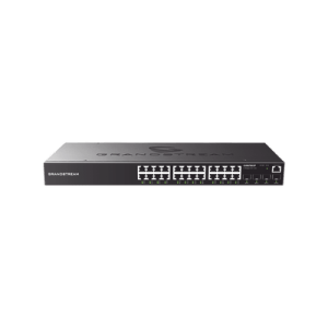 Switch Gigabit PoE+ Administrable / 24 puertos 10/100/1000 Mbps + 4 Puertos SFP Uplink / Hasta 360W / Compatible con GWN Cloud.