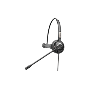 Diadema monoaural con tecnología antishock para teléfonos IP FANVIL y Polycom con micrófono de cancelación de ruido, larga durabilidad