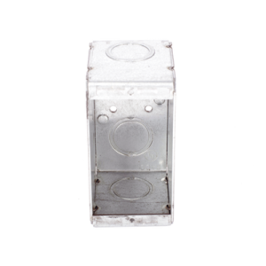 Caja Multigang de 1 Gang/ Profundidad de 2-1/2"/ 8 TKO (1/2" y 3/4").