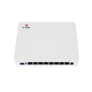 ONU Dual EPON/GPON / 8 Puertos PoE 802.3at Gigabit / Wi-Fi Doble banda 2.4 y 5 GHz / 1 Puerto SC/UPC