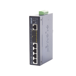 Switch Industrial Administrable Capa 2 con 4 Puertos 10/100/1000T y 2 puertos SFP 100/1000X
