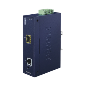 Convertidor de Medios Industrial Administrable, Puerto Ethernet 10/100/1000 BASE-T a Puerto SFP 100/1000X