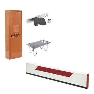 Kit Barrera Vehicular 620 RPD con Brazo Rectangular de 3.8 metros / Incluye Brazo, Resorte y Enganche