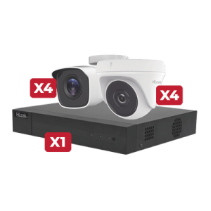 Kit de CCTV 2 Megapíxeles / Incluye Grabadora de 8 Canales / Cámara Domo / Cámara Bala / 1TB WD PURPLE