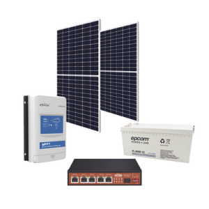 Kit Solar para alimentación de equipos con consumo de 50W /NO INCLUYE SWITCH POE