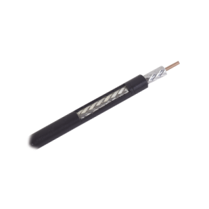 20 años de servicio al exterior, Bobina de 305m, Cable Coaxial de 50 Ohms, Conductor de Cobre Sólido