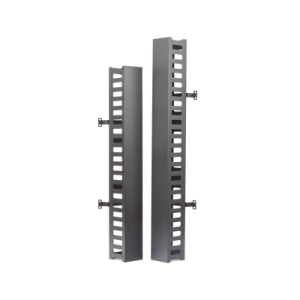 Kit organizador vertical de cable sencillo para rack abierto de 45 unidades