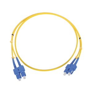Jumper de Fibra Óptica Monomodo SC/SC Duplex de 1 metro