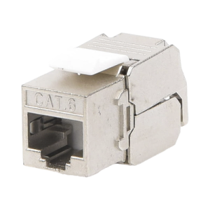 Módulo Jack Keystone Cat6 Blindado (STP) sin herramienta (toolless)