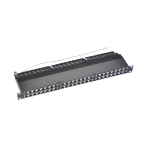 Panel de parcheo de impacto (110) blindado de 48 puertos Cat6A