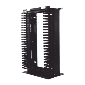 Rack de Acero de 4ft x 19in, 24UR con Organizadores Verticales Y Guía Superior para Cableado.