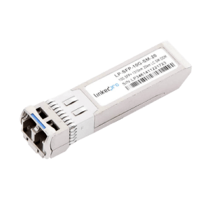 Transceptor SFP+ (Mini-Gbic) / Monomodo / 10 Gbps de velocidad / Conectores LC Dúplex / Hasta 20 km de Distancia