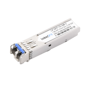 Transceptor SFP (Mini-Gbic) / Monomodo / 1.25 Gbps de velocidad / Conectores LC Dúplex / Hasta 3 km de Distancia