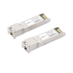 Transceptores Bidireccionales SFP+ (Mini-Gbic) / Monomodo / 10 Gbps de velocidad / Conector LC / Hasta 100 km de Distancia / 2 Piezas
