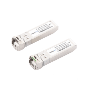 Transceptores Bidireccionales SFP+ (Mini-Gbic) / Monomodo / 10 Gbps de velocidad / Conector LC / Hasta 40 km de Distancia / 2 Piezas