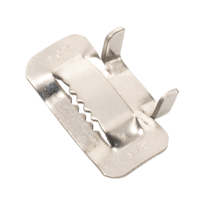 Hebilla para cinta bandit de Acero Inoxidable T, 3/4", 100 piezas