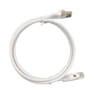 Patch Cord Cat6A 10G blindado 1.0M ( 3.28 ft ) BLANCO