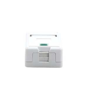 Caja de pared con 1 puerto Keystone, no incluye jack