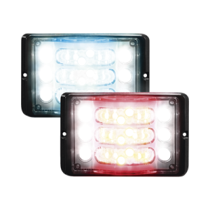 Luz direccional de 3 niveles rojo/claro