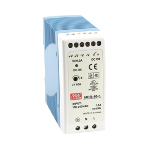 Fuente de poder Industrial Riel Din 5Vcd, 40W