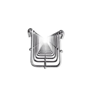 Charola tipo malla 66/500 mm, con acabado Electro Zinc,  hasta 525 cables Cat6,  tramo 3 m