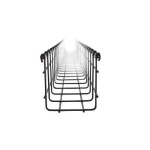 Charola tipo malla 116/100 mm, con acabado Electro Zinc hasta 180 cables Cat6, tramo 3 m