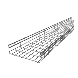 Charola tipo malla 116/450 mm, con acabado Electro Zinc, hasta 760 cables Cat6,  tramo 3 m