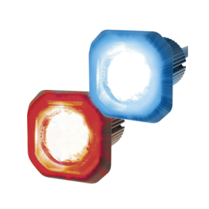 Lámpara Oculta de LED de bajo perfil color dual rojo azul