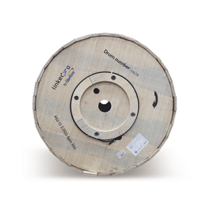 Carrete de 3 km de Fibra Óptica Aérea Mini ADSS (ASU) G.652D, Monomodo de 12 Hilos, Exterior, Span 80, Loose Tube