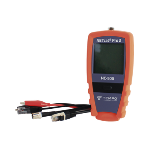 Probador Profesional para cable UTP, STP y Cable Coaxial (NETcat® Pro2) con Pantalla táctil retroiluminada