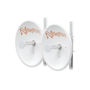 Antena Direccional / 2 ft / 4.9-6.4 GHz / Ganancia 30 dBi / SLANT de 45 ° y 90 ° / Conector N-Macho / Montaje  y jumpers incluidos.