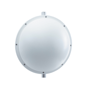 Antena de uso rudo para zona salinas / 2 ft / 4.9-6.2 GHz / Ganancia 30 dBi / SLANT de 45 ° y 90 ° / Incluye radomo, jumper y montaje.