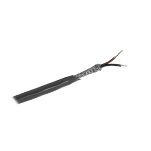 Carrete de 305 mts. cable blindado ROHS con 2 hilos calibre 26 AWG, Rojo y Negro.