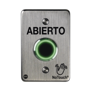 Interruptor IR NoTouch® de Acero Inoxidable, De un solo grupo, ABIERTO