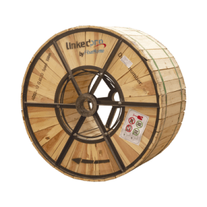 Carrete de 4 km / 13,000 ft de Fibra Óptica Aérea (ADSS) G.652D, Monomodo de 12 Hilos, Exterior, Span 100, Loose Tube